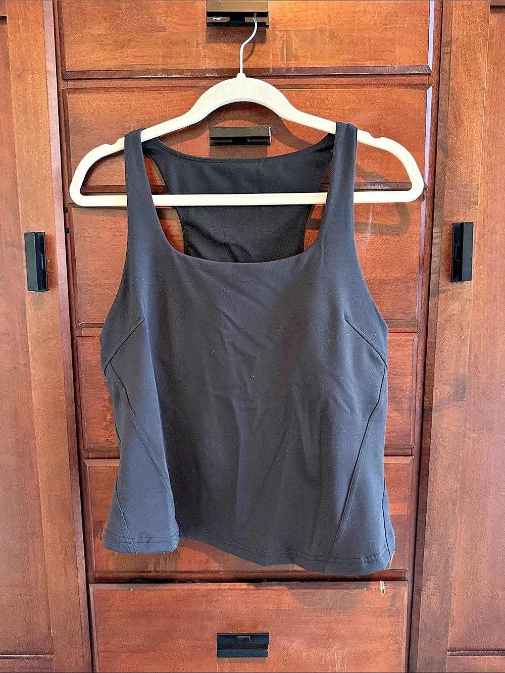 lululemon Instill Tank Black Athletic Tank Top